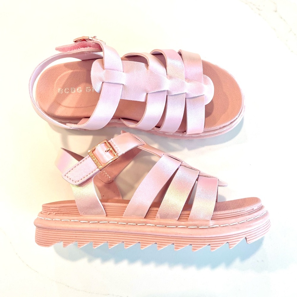 BCBG SHIMMERING SANDALS